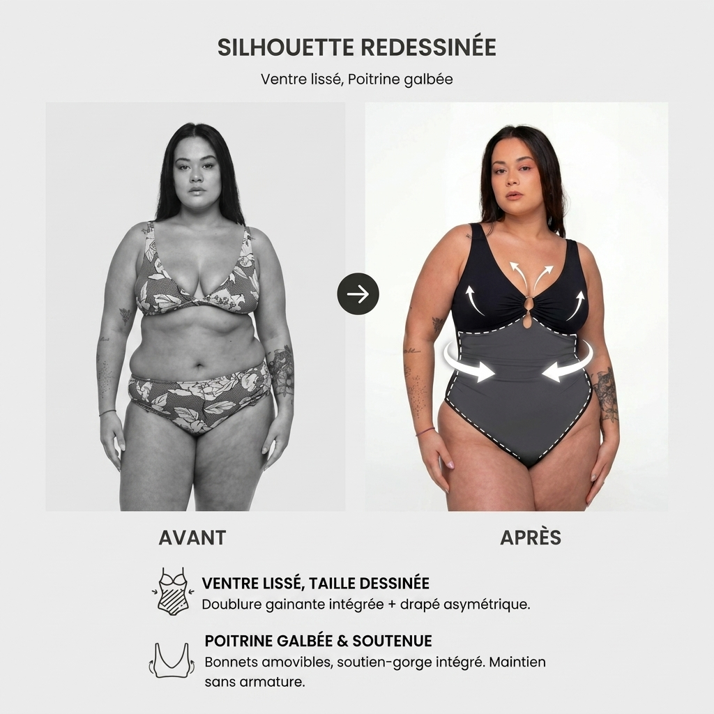 Luxeo™ — Le maillot de bain dans lequel tu te sens enfin à l'aise